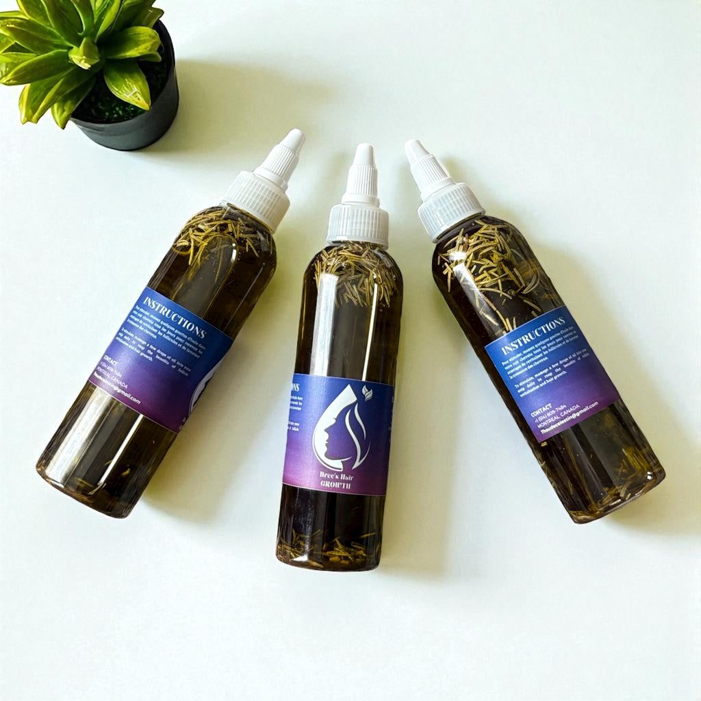 Pack 3x Bree’s Hair Growth oil– Votre Huile Capillaire Préférée